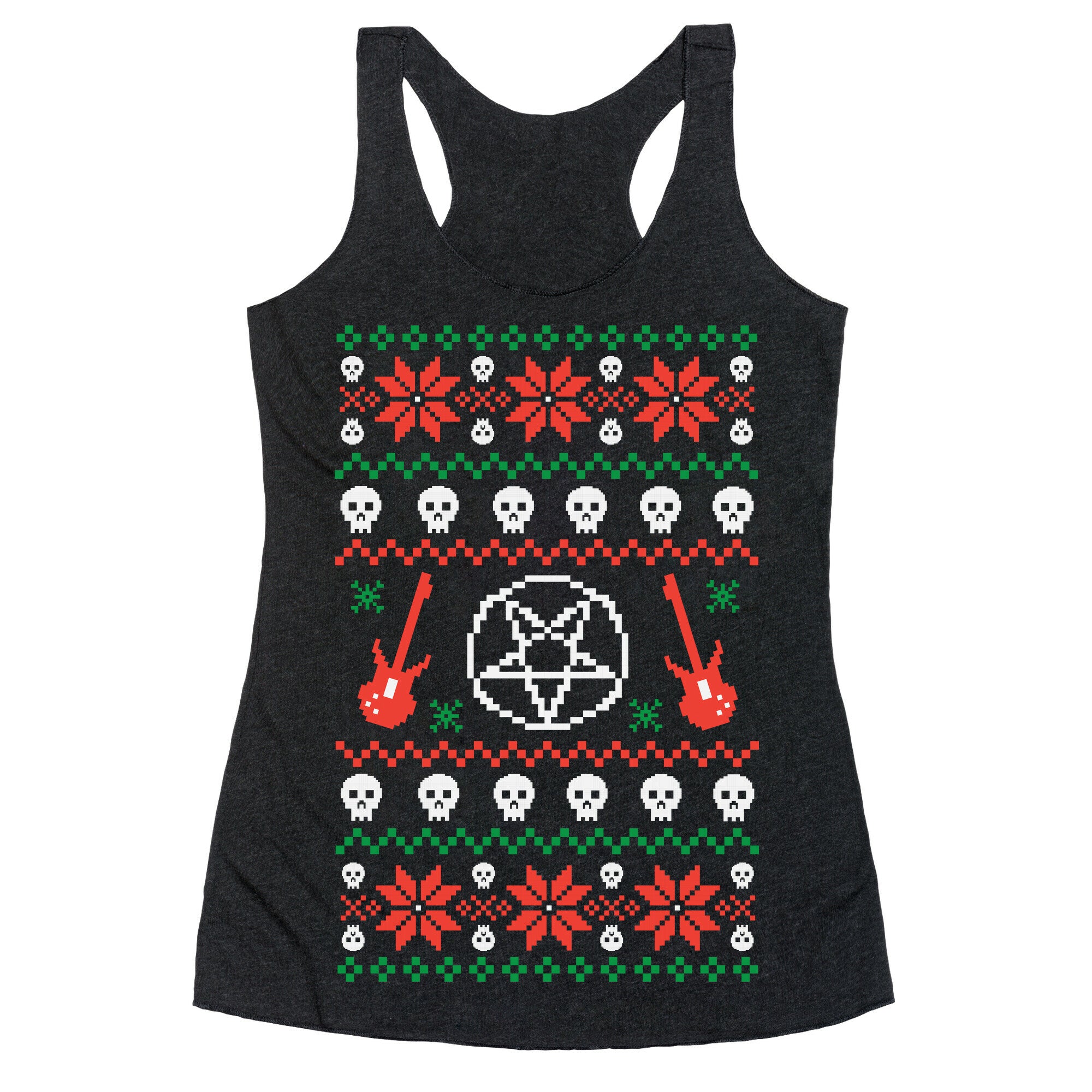 Ugly Sweater Heavy Metal Racerback Tank